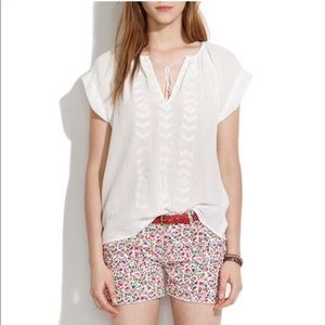 Madewell floral shorts NWT